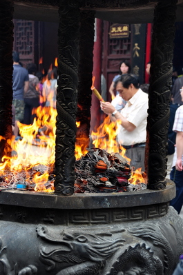 Incense burning