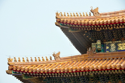 The number of carvings on the corner of the building indicates the importance