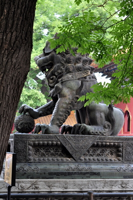 Lion statue
