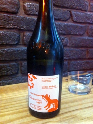 Our wine at dinner
