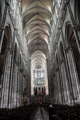 Inside the cathedral