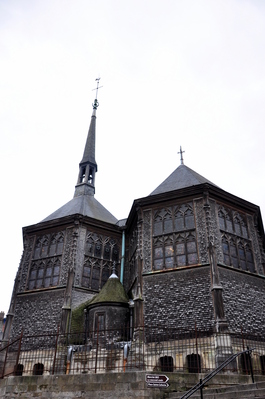 The back of the church
