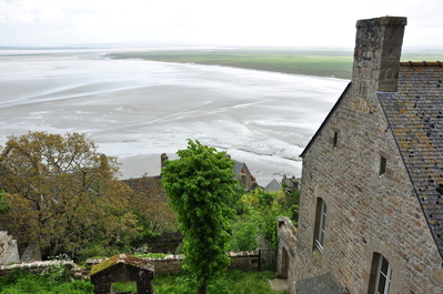 Looking back out over the bay