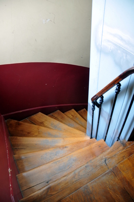 Stairs (we were on the fourth floor)