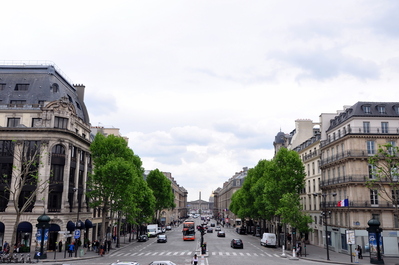 Looking towards Place de la Concorde