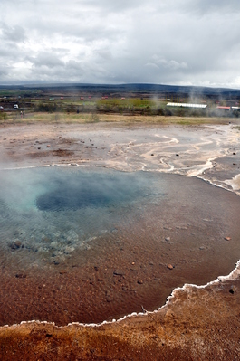 Pool of boiling water