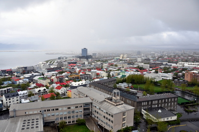 View from top of church