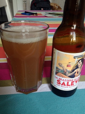 Pre-dinner beer. This one was a bit gimmicky, coming in at just 2.5% alcohol but over 180 IBU (international bitterness units, where 100 is generally considered the top end of the scale). I love bitter stuff so this was fun to try!