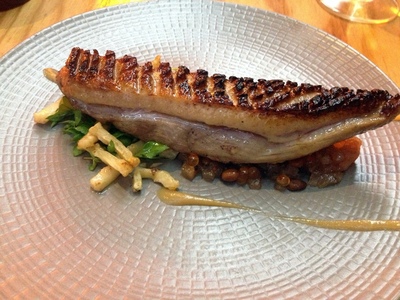 My duck breast, also totally amazing