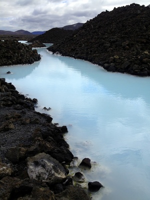 Outside the Blue Lagoon