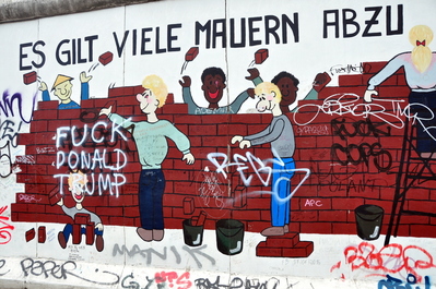 At the East Side Gallery