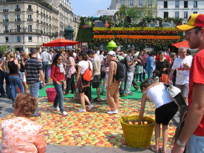 The part of the garden where free food came from