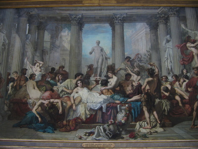 A HUGE painting, I wasn't even much past the frame