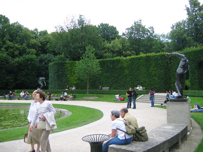 The area of the garden where I sat and enjoyed my gelato