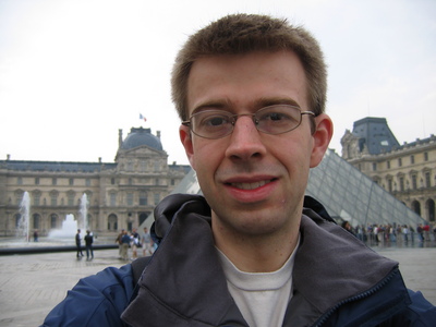 Me in front of the Louvre
