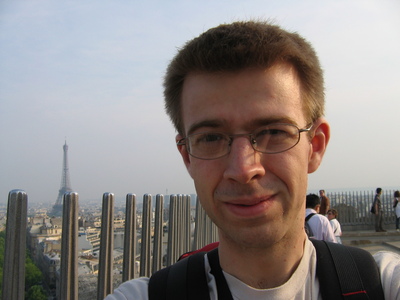 Me on top of the Arc de Triomphe