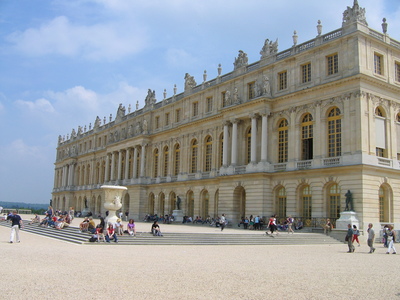 The back of the chateau