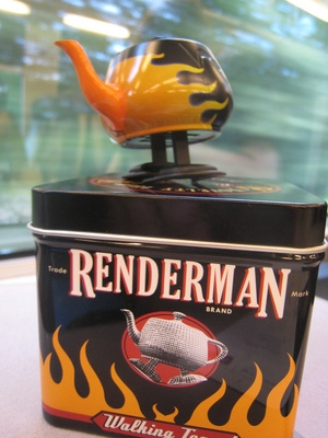 The teapot on our train back to Rumilly