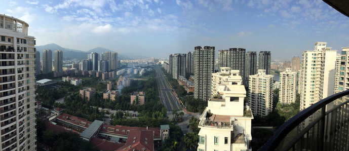 View from KJ's balcony