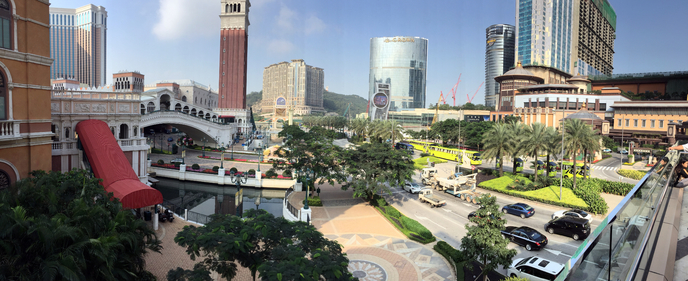 View of part of the new casino area