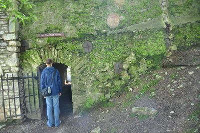 Me at the entrance to the Rock Close