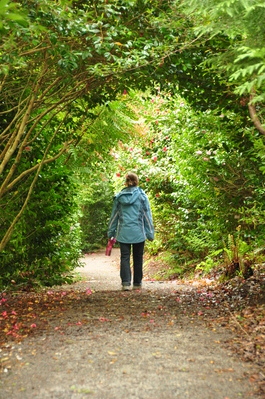 Kim walking in Muckross Estate