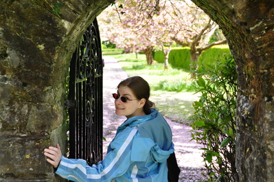 Archway on the castle grounds