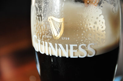 My delicious pint of Guinness