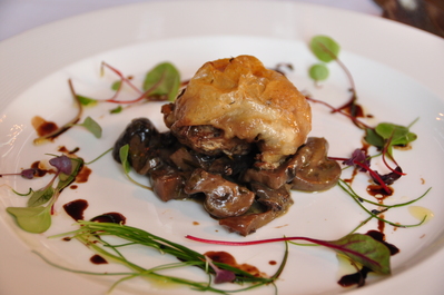 Quail appetizer