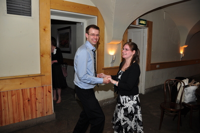 Kim and I dancing