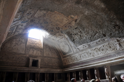 Skylight in the bathhouse