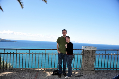 Kim and I at a lookout point