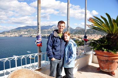 Kim and I at a lookout point