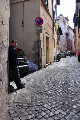 Me standing on a street