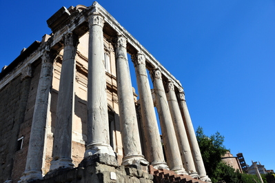 Temple of Antoninus and Faustina in the Roman Forum