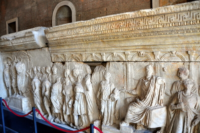 Carvings in the Roman Forum