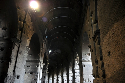 Inside of the Colosseum