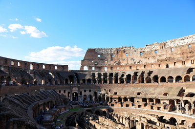 Inside of the Colosseum