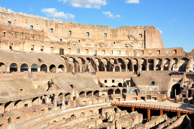 Inside of the Colosseum