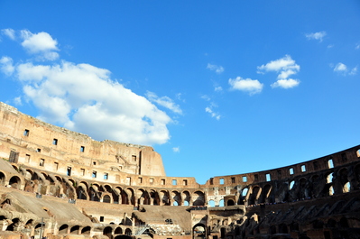 Inside of the Colosseum
