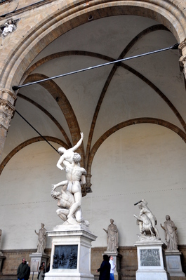 Statues in Piazza della Signora