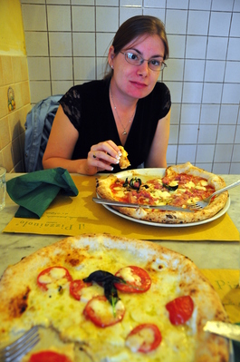 Pizza at lunch