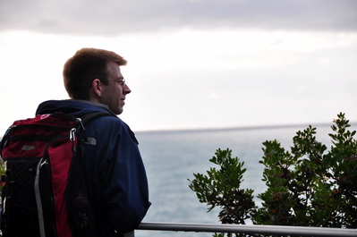 Me looking at the water