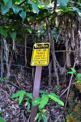 Hiking down to Kīlauea Iki Crater