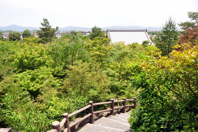 In the gardens of Tenryū-ji Temple