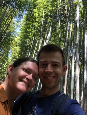 In the bamboo grove