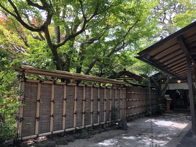 Entrace to soba restaurant