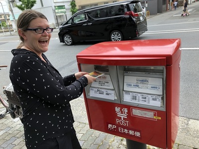 Mailing post cards