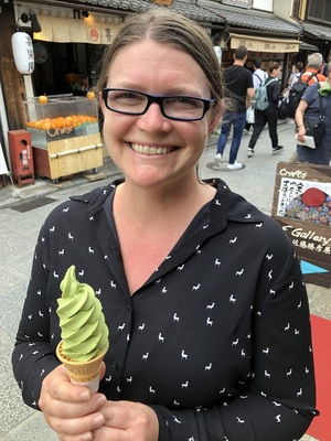 Matcha ice cream