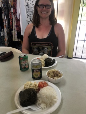 Awesome pork lunch